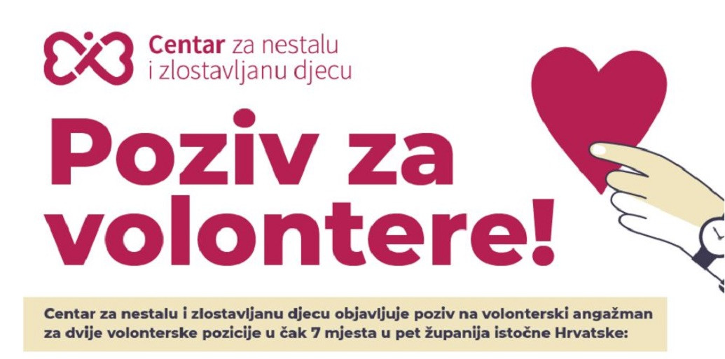 centar-za-nestalu-i-zlostavljanu-djeci-trazi-volontere-na-vise-volonterskih-pozicija